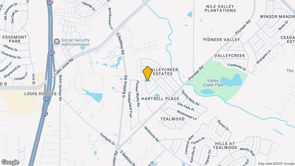 2820 Golden Meadow Ave Map and Location Details