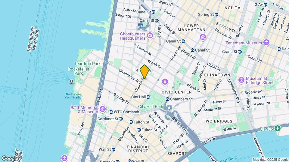 99 Chambers St Mapa y Detalles de la Ubicación