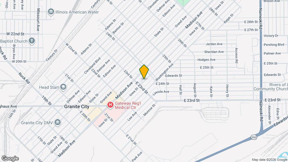 2345 Iowa St Map and Location Details