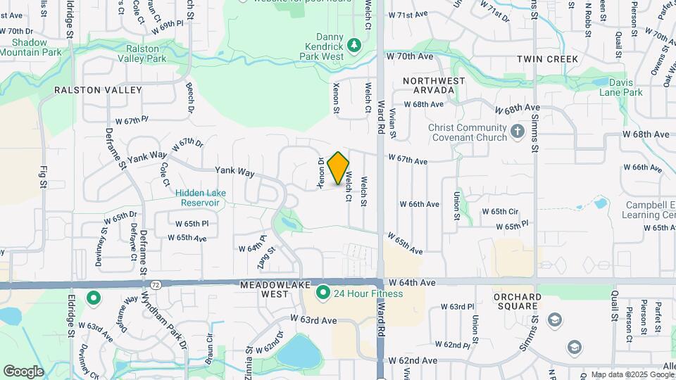 12630 W 66th Pl Map and Location Details
