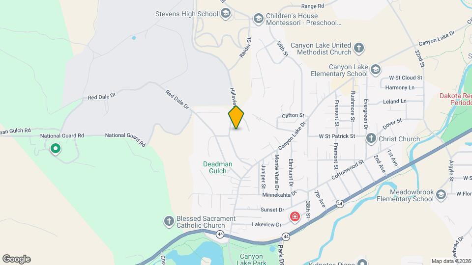 1854 Hillsview Dr, Unit #1 Map and Location Details