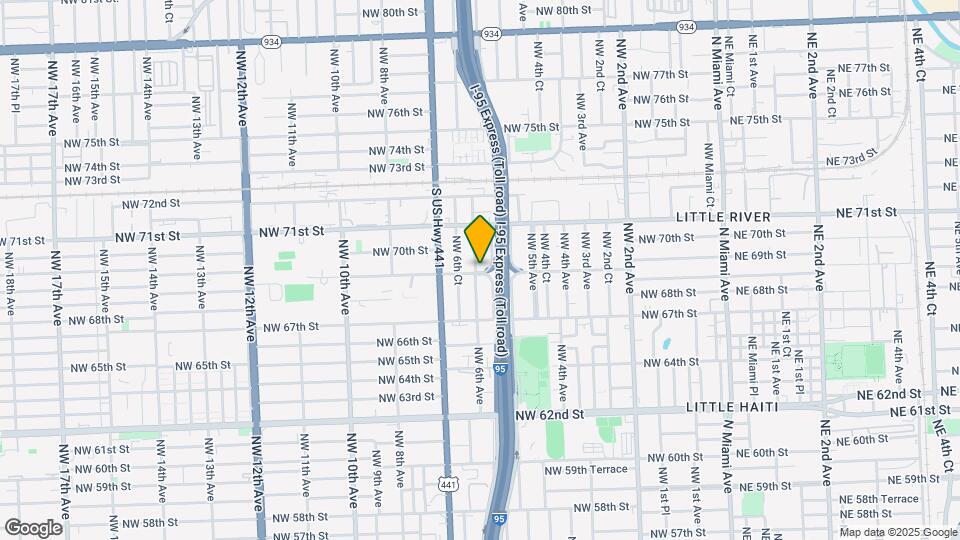 597 NW 69th St Map and Location Details