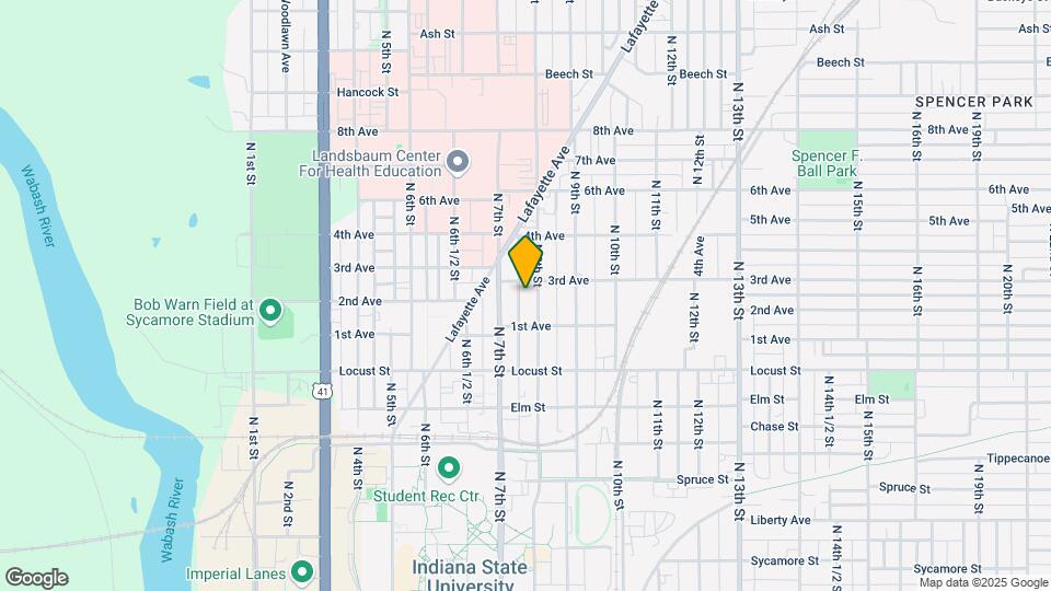1034 N 8th St Map and Location Details