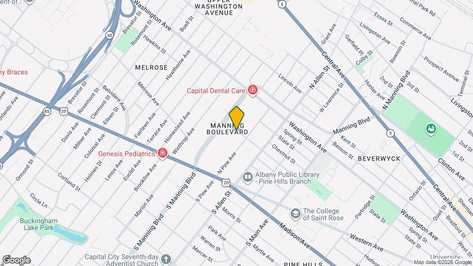 890 Lancaster St, Unit 1 Map and Location Details