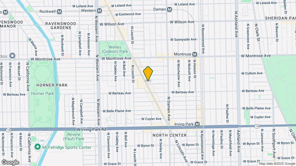 4239 N Lincoln Ave Map and Location Details