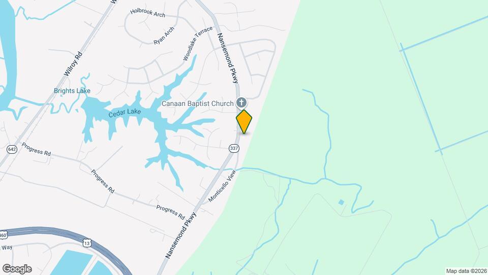 2030 Nansemond Pkwy Map and Location Details