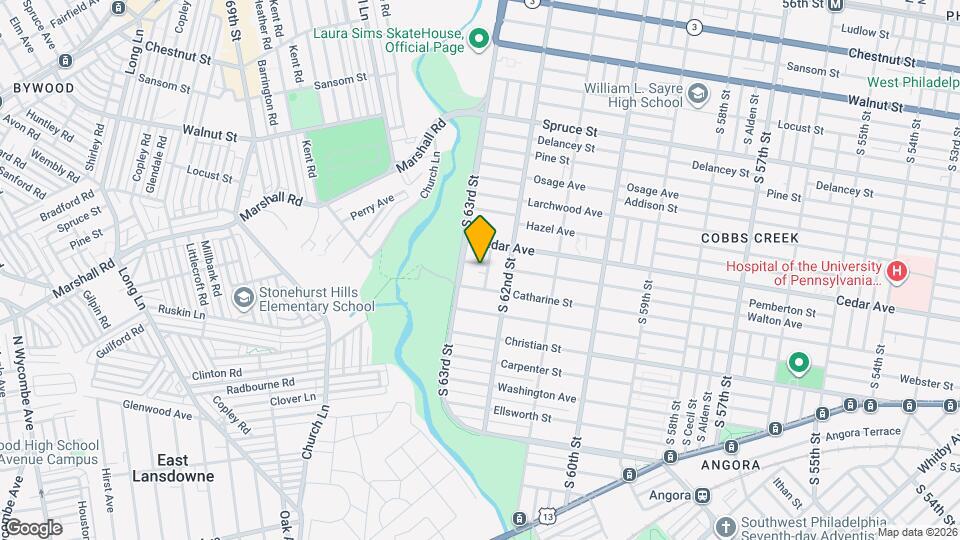 6236 Walton Ave Map and Location Details