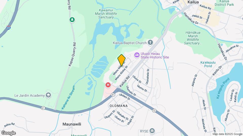 692 Uluoa St Map and Location Details