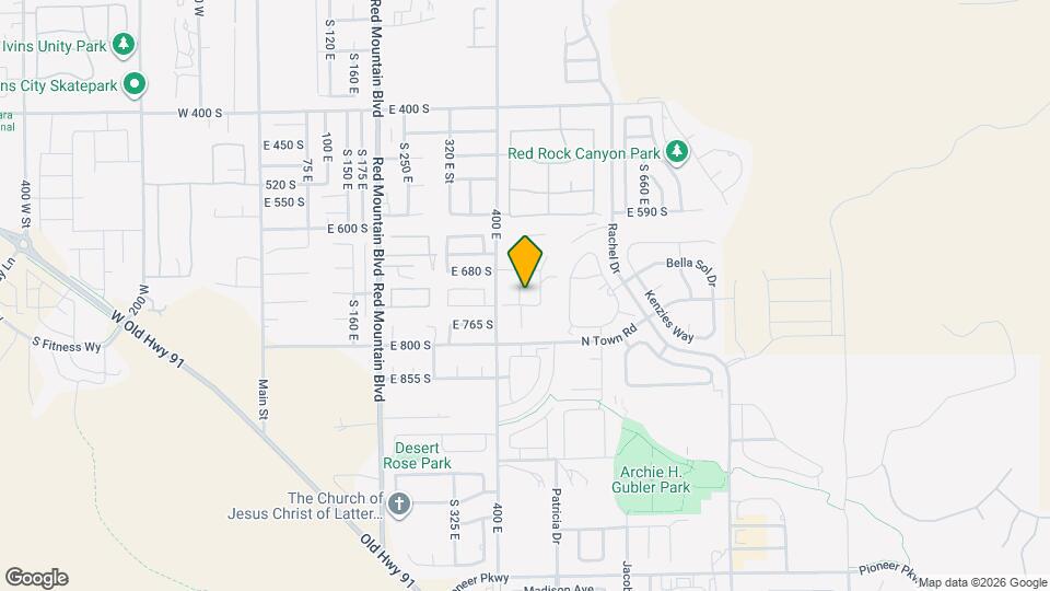 Coyote Landing Mapa y Detalles de la Ubicación