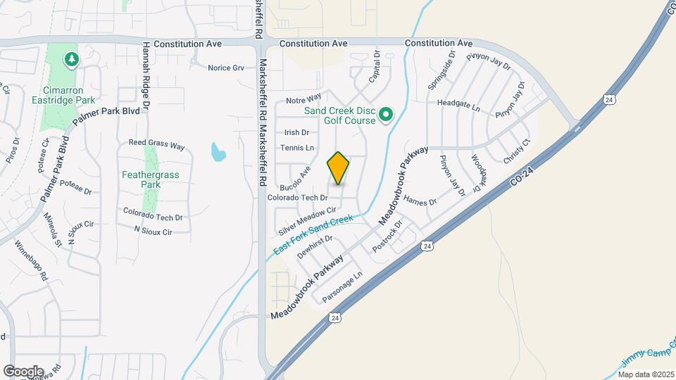 1828 Silver Meadow Cir Map and Location Details