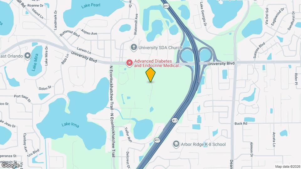 3838 Valencia Grove Ln, Unit 1 Map and Location Details