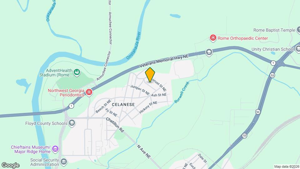 10 Kirkwood St NE Map and Location Details