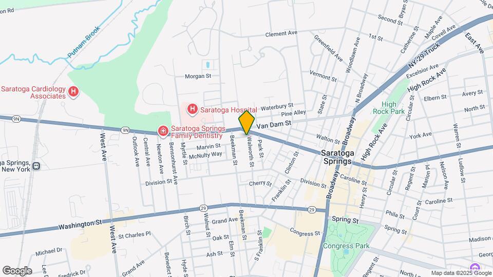 101 Walworth St Map and Location Details