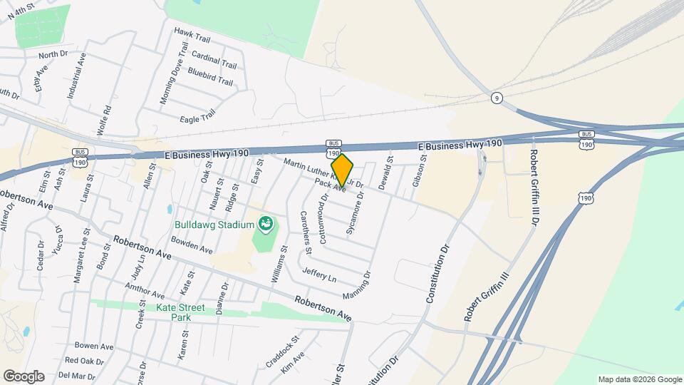 1106 Pack Ave Mapa y Detalles de la Ubicación