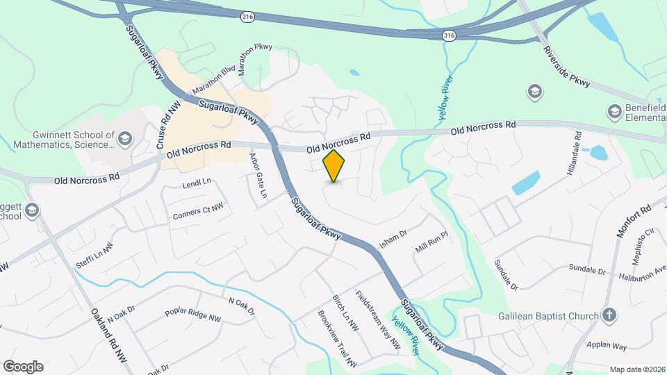 1704 Riverlanding Cir Map and Location Details