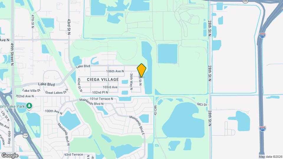 10431 36TH Map and Location Details