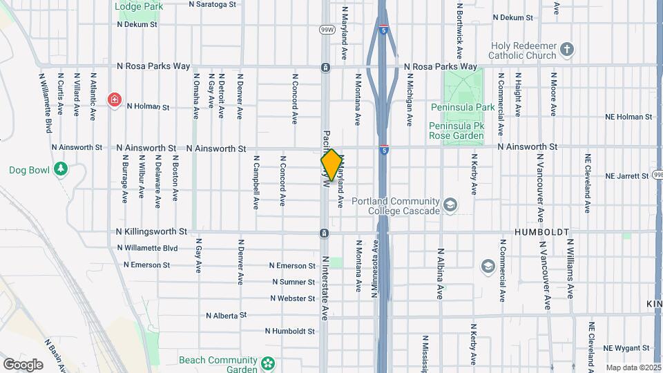 1480 N Jarrett St Map and Location Details