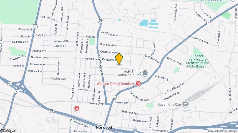 2218 Drex Ave Map and Location Details