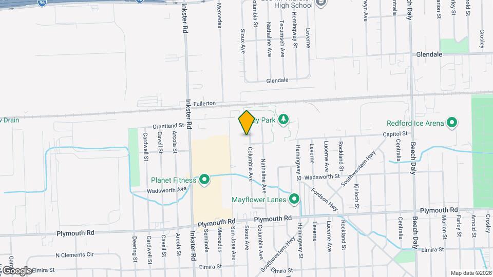 12217 Columbia St Map and Location Details