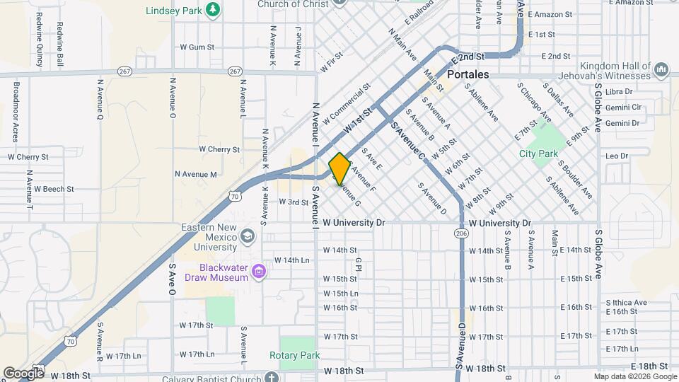 805 W 3rd St Map and Location Details