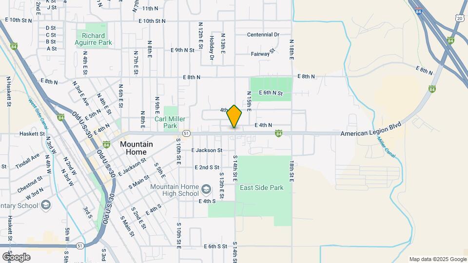 1360 American Legion Blvd Map and Location Details