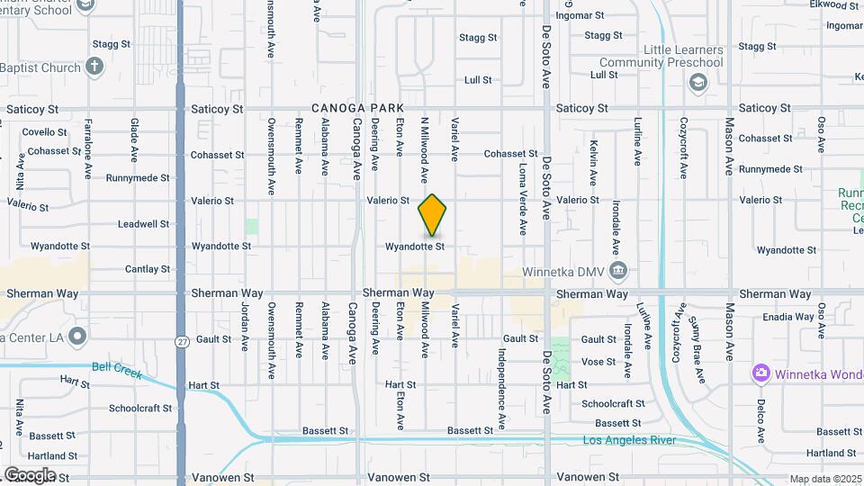 7300-7310 Milwood Ave Map and Location Details
