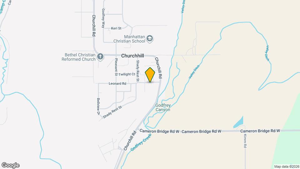 6090 Crestline Dr Map and Location Details