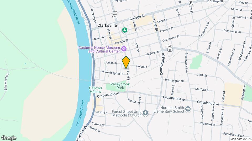 420 S 2nd St Map and Location Details