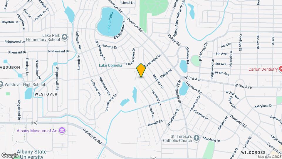 1728 Lynwood Ln Mapa y Detalles de la Ubicación