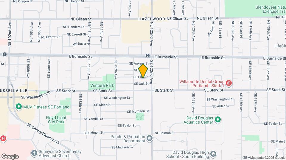 12070 SE Pine St, Unit Pine Street Mapa y Detalles de la Ubicación