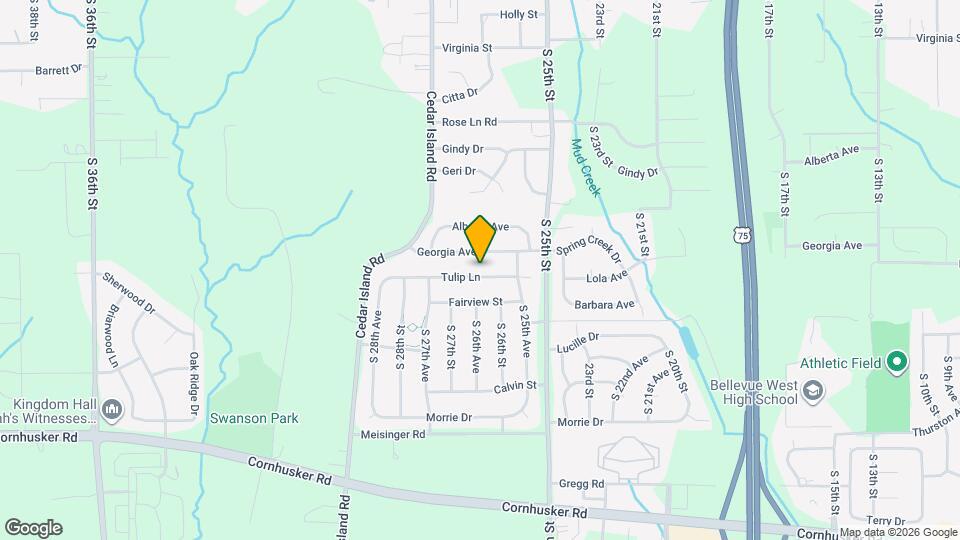 2610 Tulip Ln Map and Location Details