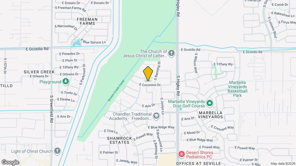 3014 E Coconino Dr Map and Location Details