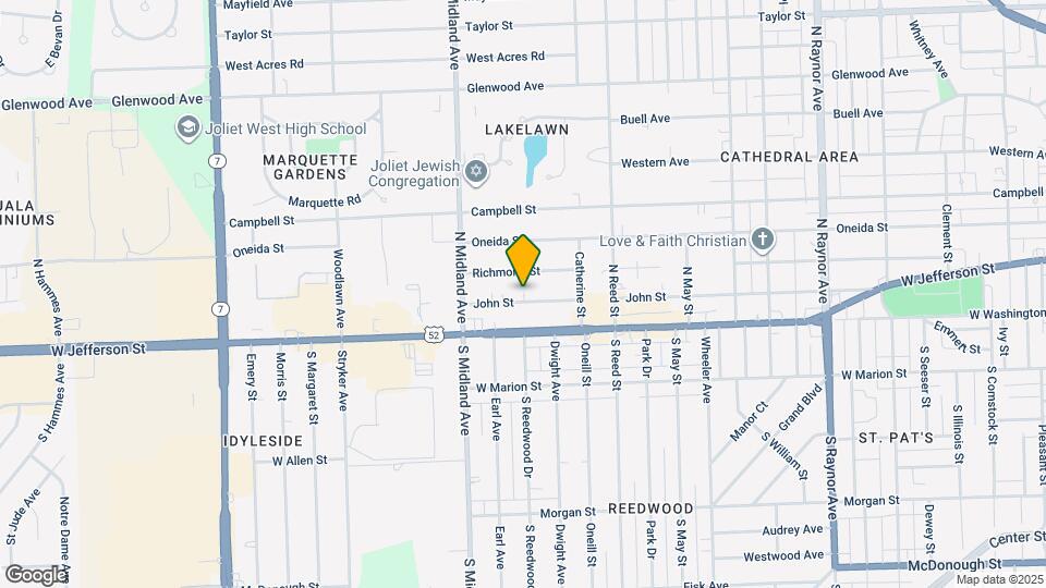 1221 John St Map and Location Details