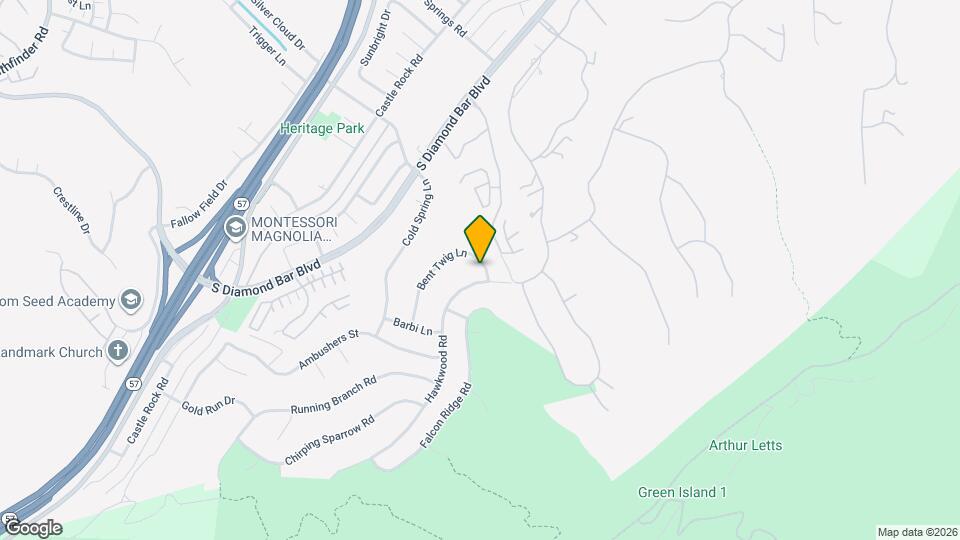 3216 Bent Twig Ln Map and Location Details