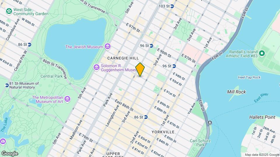 162 E 91st St Mapa y Detalles de la Ubicación
