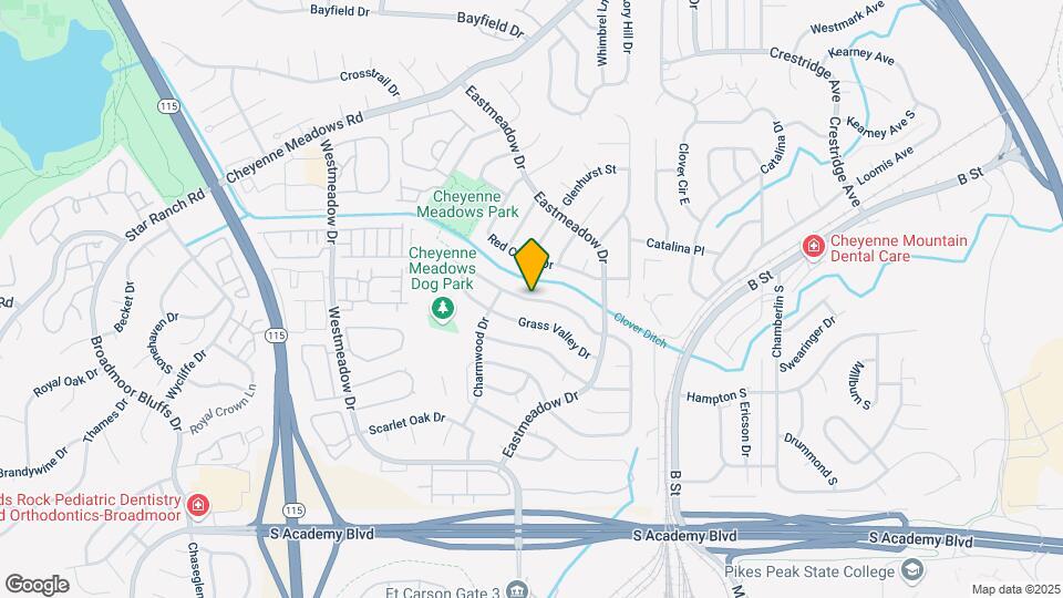 1334 Canoe Creek Dr N Map and Location Details