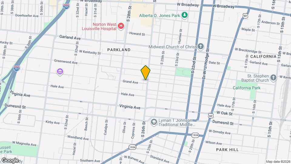 1058 S 26th St Map and Location Details