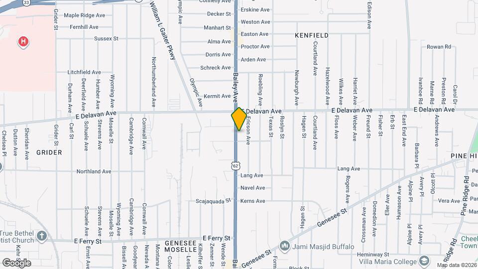 2445 Bailey Ave Map and Location Details