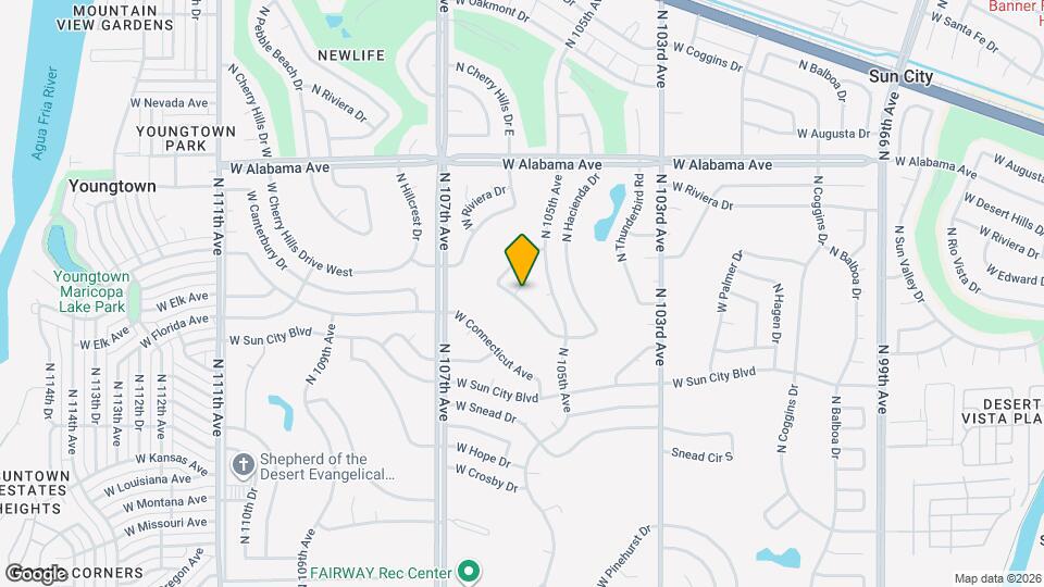 11633 N Desert Hills Dr W Mapa y Detalles de la Ubicación