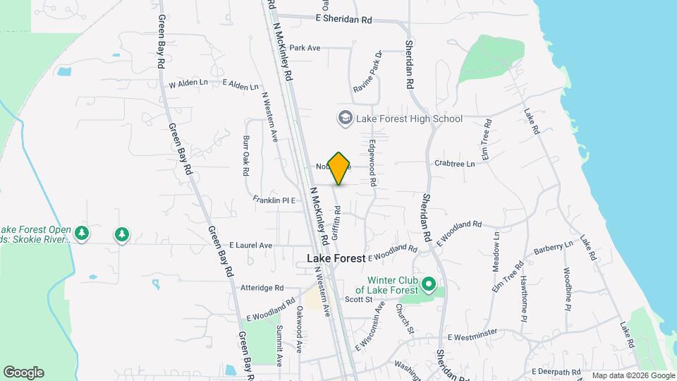 1211 Griffith Rd Map and Location Details