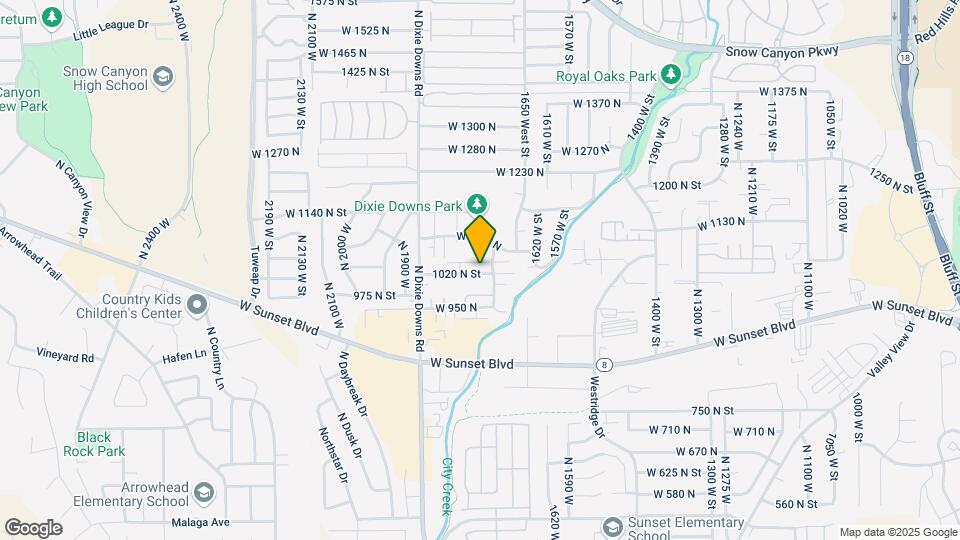 1738 W 1020 N Map and Location Details