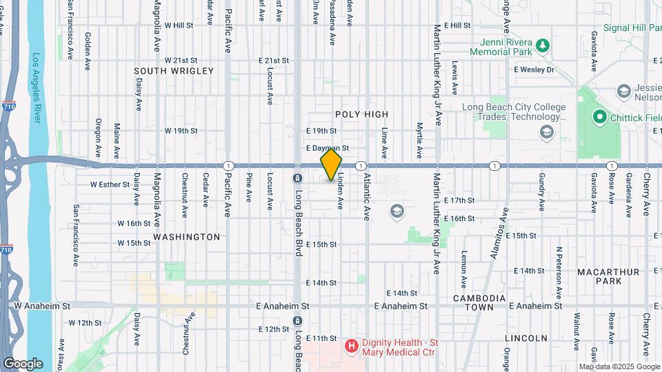 430 E Esther St Map and Location Details