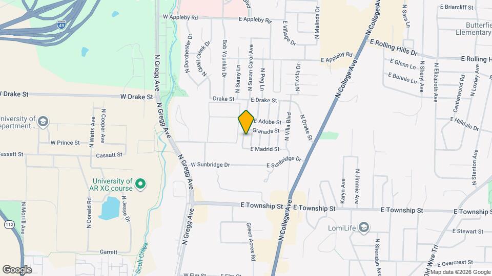 2652 N Valencia Ave Map and Location Details