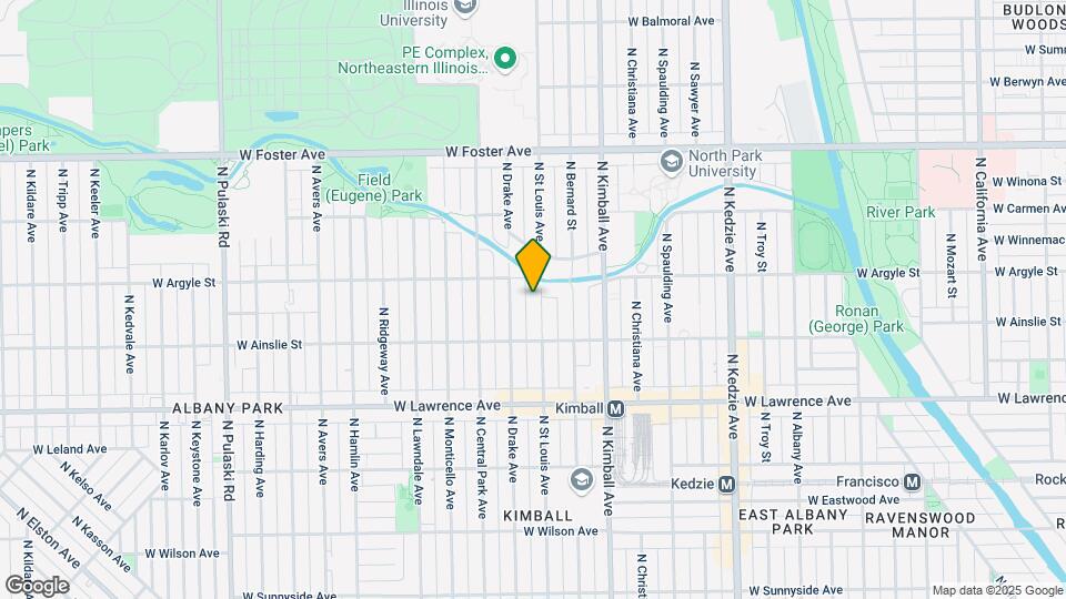 4938 N Saint Louis Ave, Unit #3S Map and Location Details