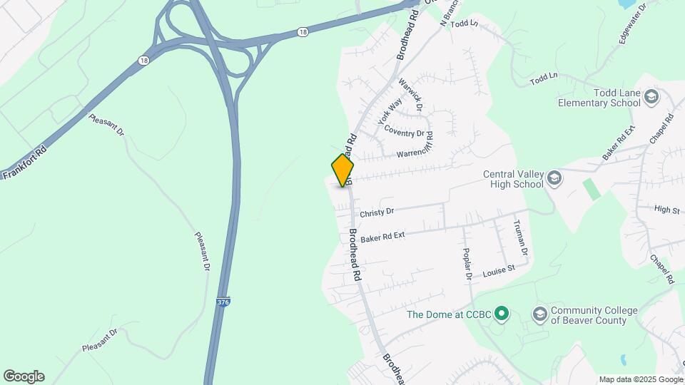 3619 Brodhead Rd Mapa y Detalles de la Ubicación