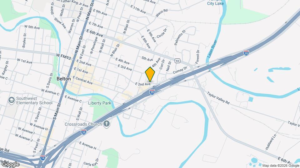 1101 E Avenue O Mapa y Detalles de la Ubicación