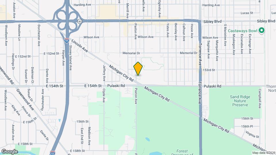 659 Paxton Ave Map and Location Details