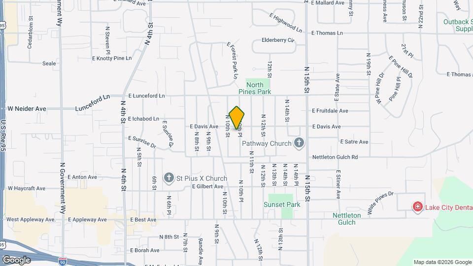 3181 N 10th Pl Map and Location Details