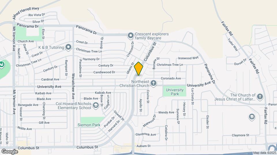 4271 Columbus St Mapa y Detalles de la Ubicación