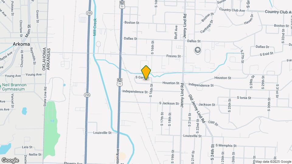 1511 Houston St Map and Location Details